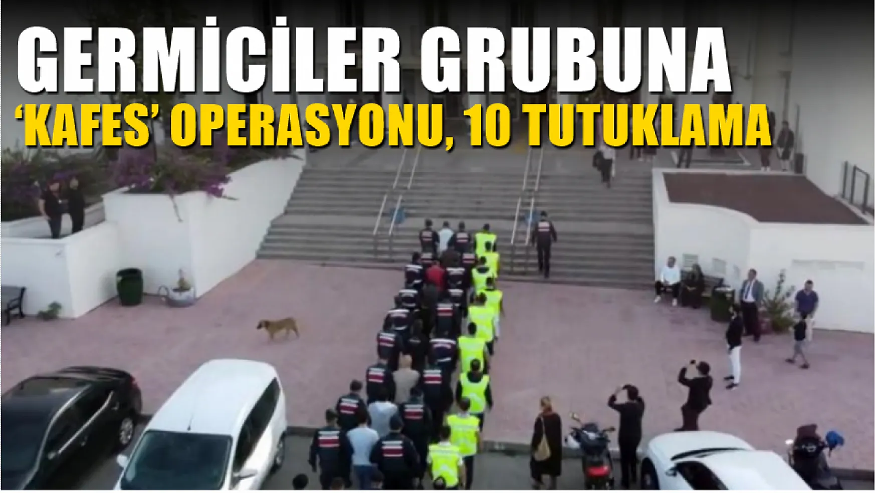 Germiciler grubuna Kafes operasyonu 10 tutuklama Asayiş Görsel