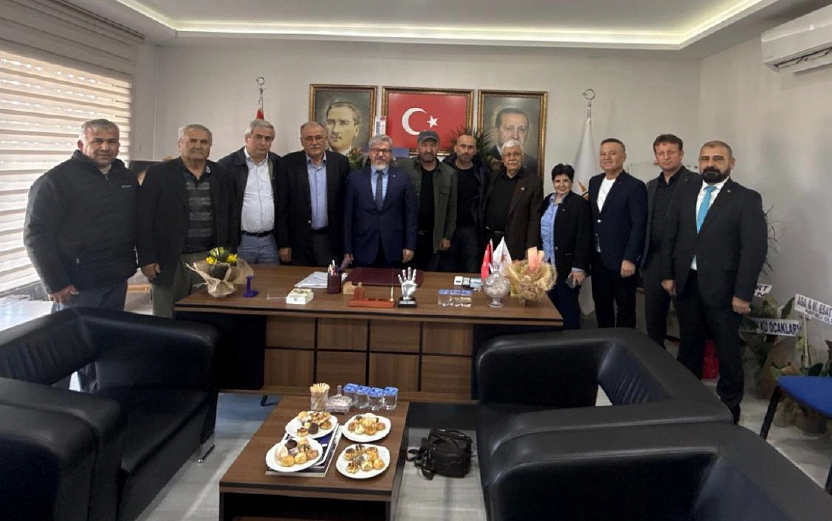 Yörük Türkmen Derneklerinden AK Parti Fethiye ilçe teşkilatına ziyaret