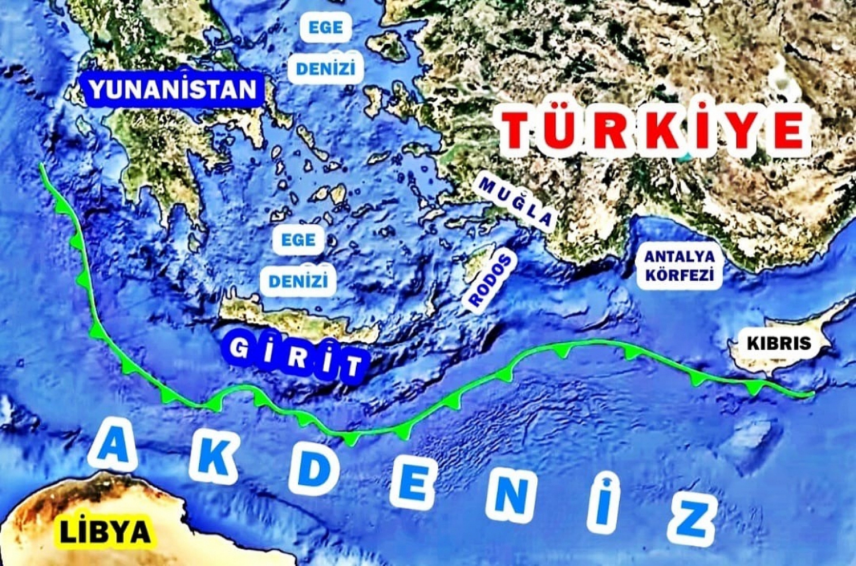 Girit'te beklenen büyük depremin Tsunami riski: Muğla ve çevresi olası etki alanında