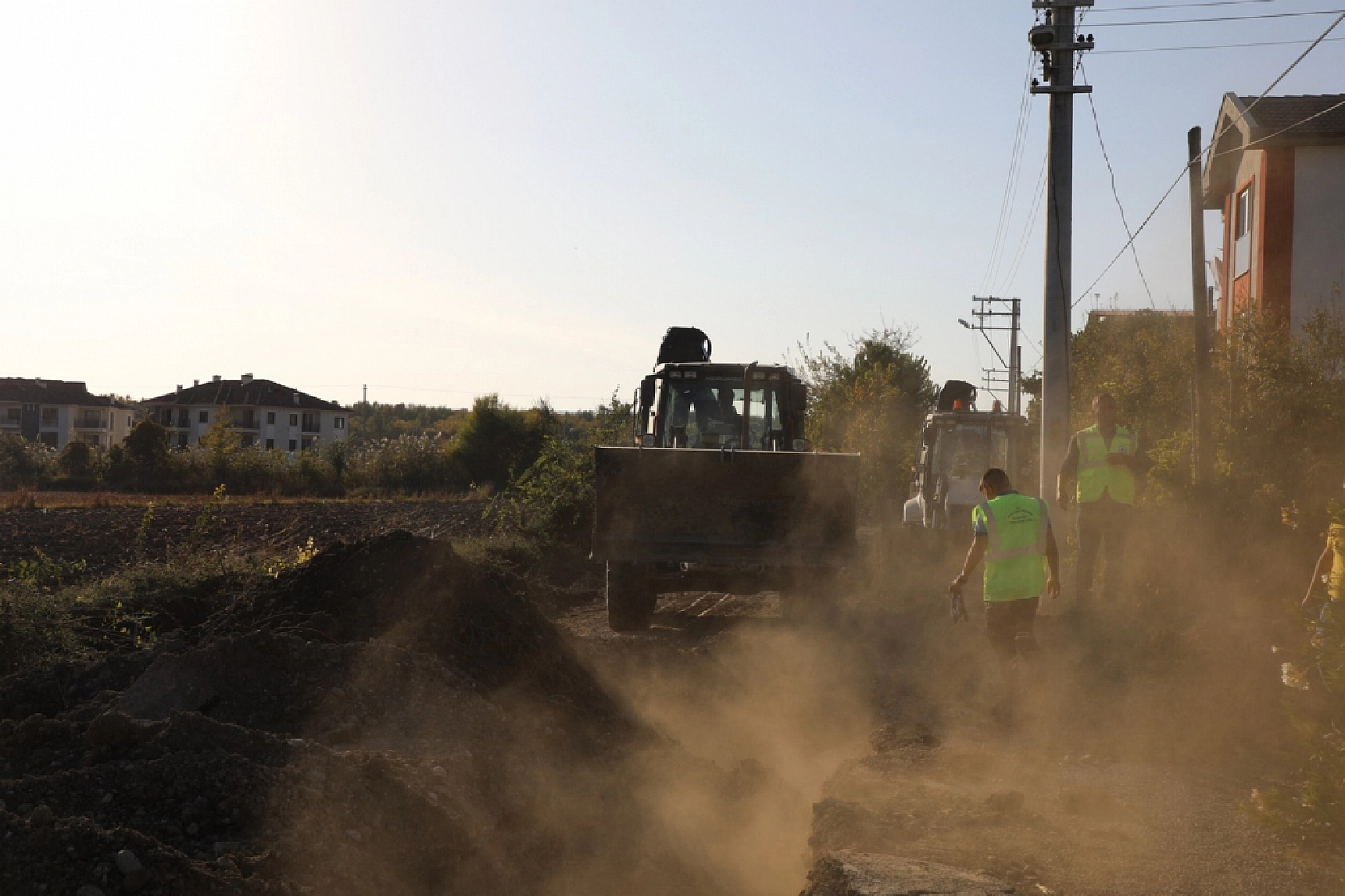 Başkan Aras Söz Verdi Kanalizasyon Çalışmaları Başladı