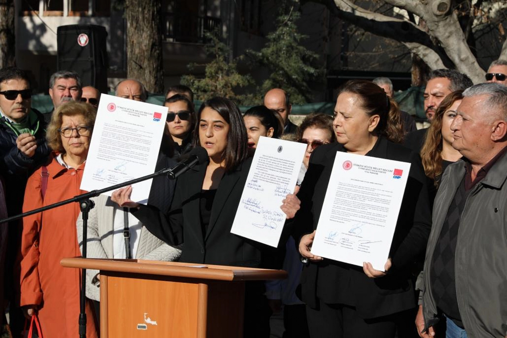 CHP Muğla İl Başkanlığı Teröre Karşı Basın Açıklaması Yaptı