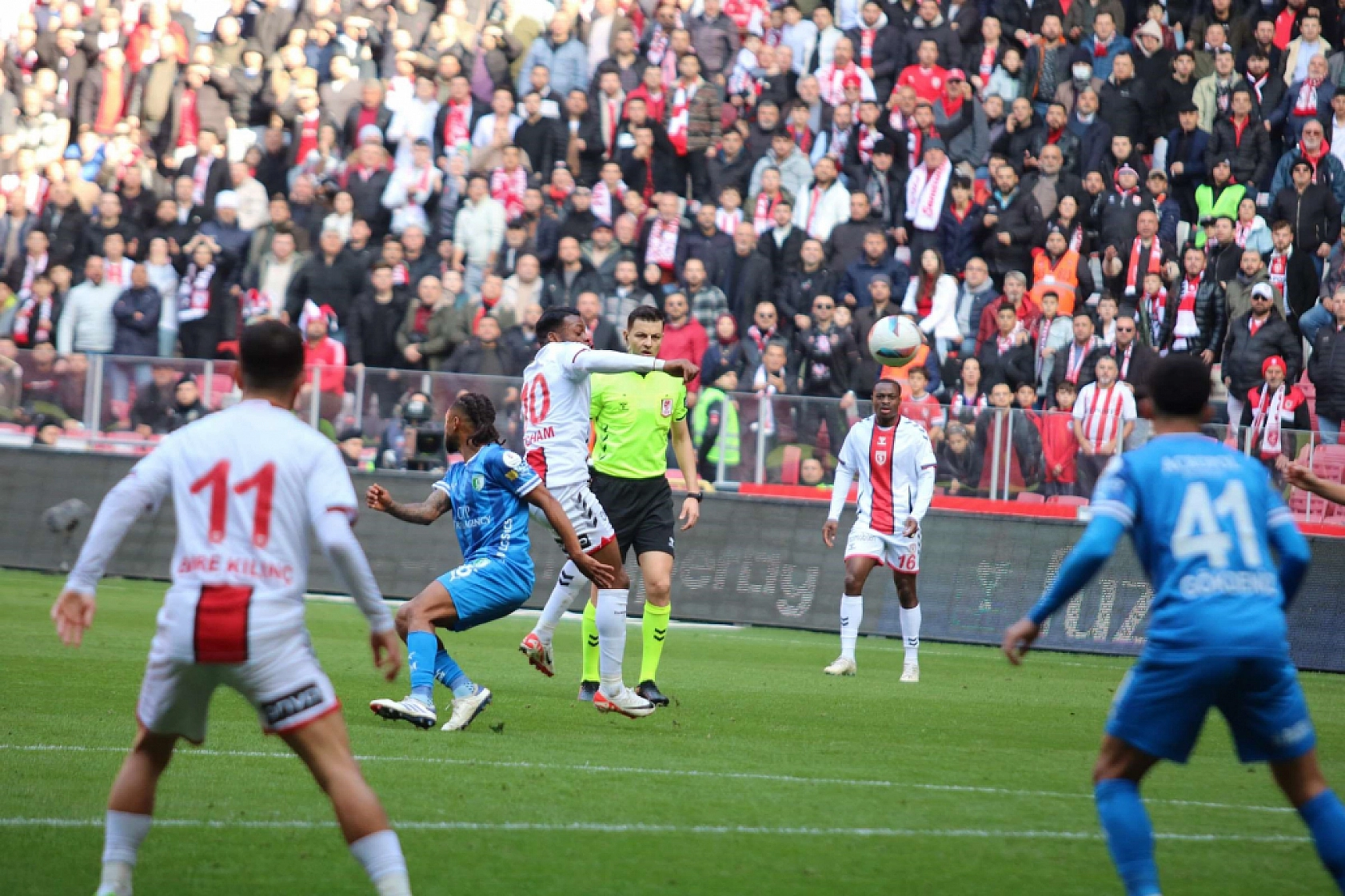 Trendyol Süper Lig: Samsunspor: 1 - Bodrum FK: 0 (İlk yarı)