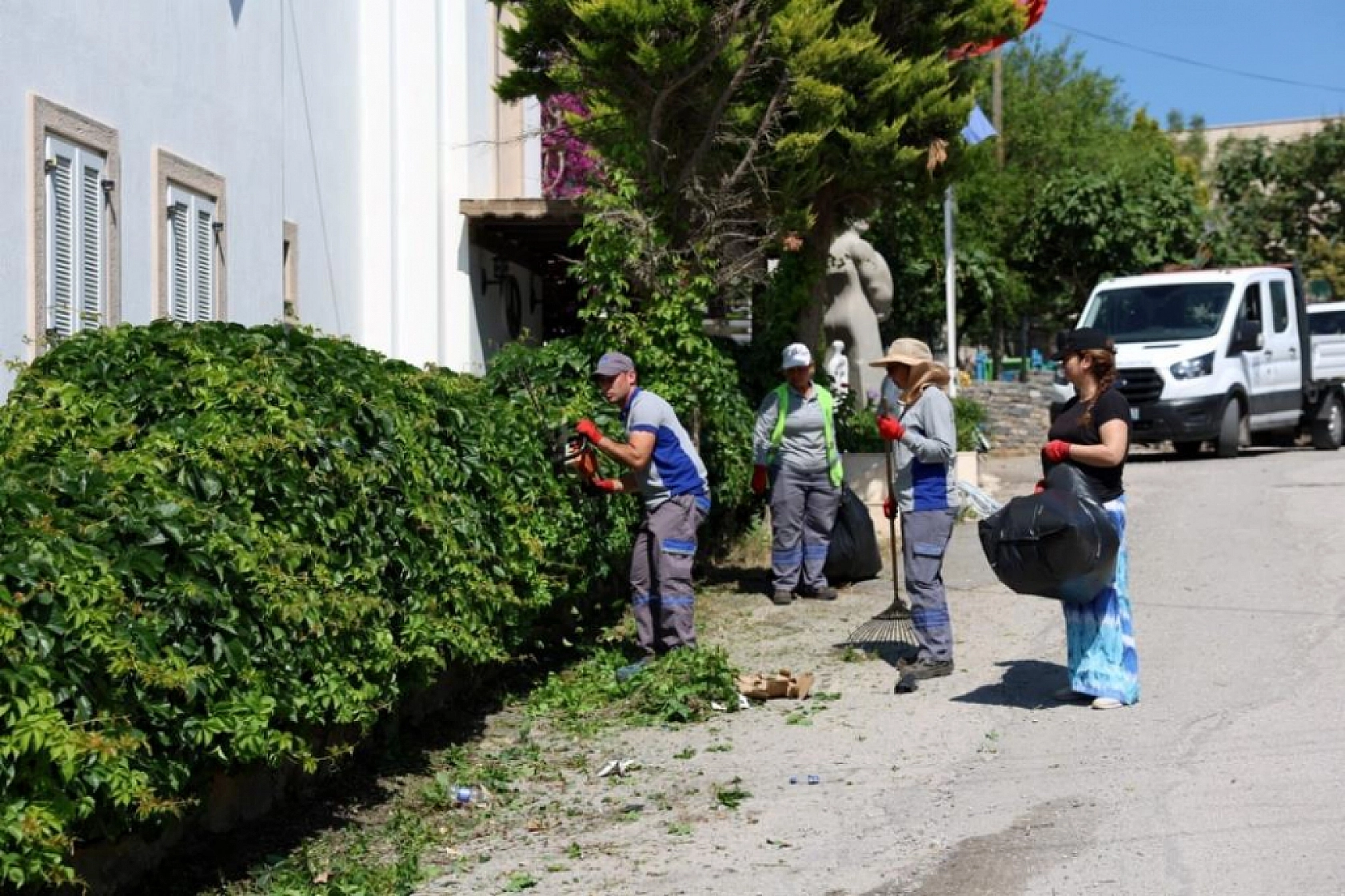 Bodrum'un mahallelerinde temizlik seferberliği