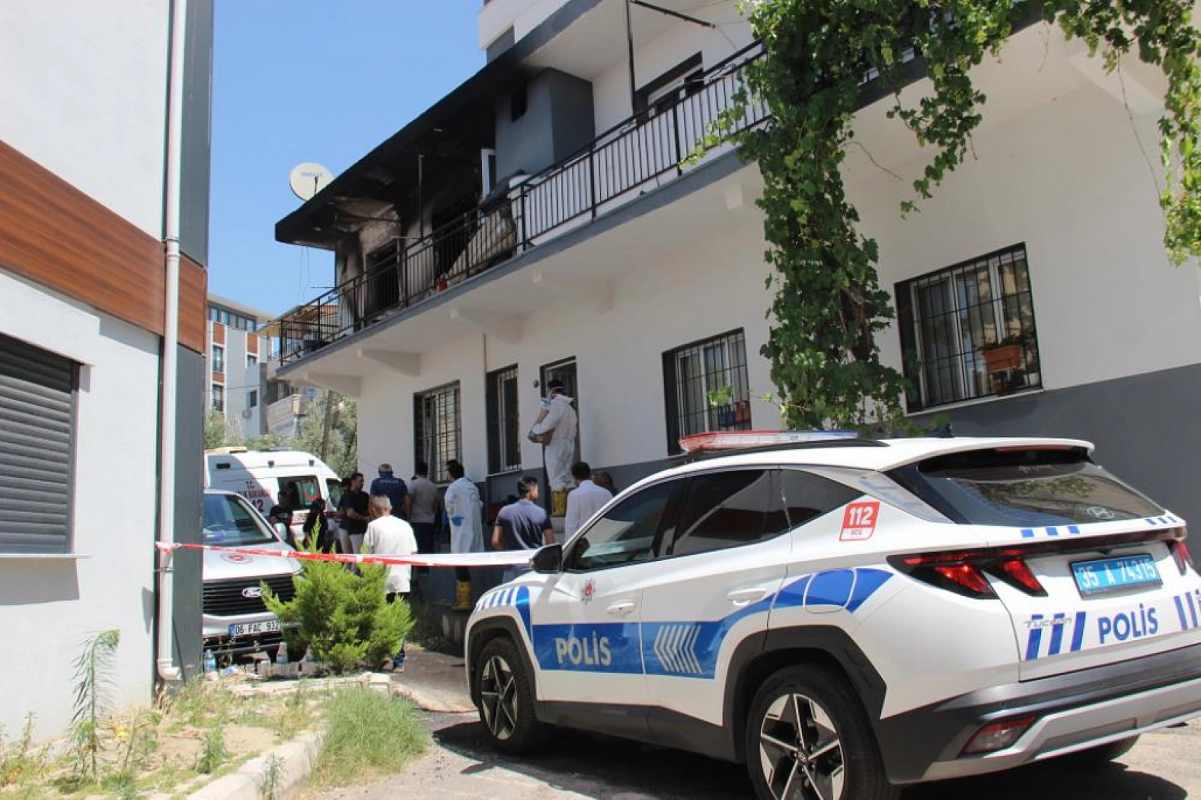 Solunum cihazına bağlı hayatı, alevler arasında sona erdi