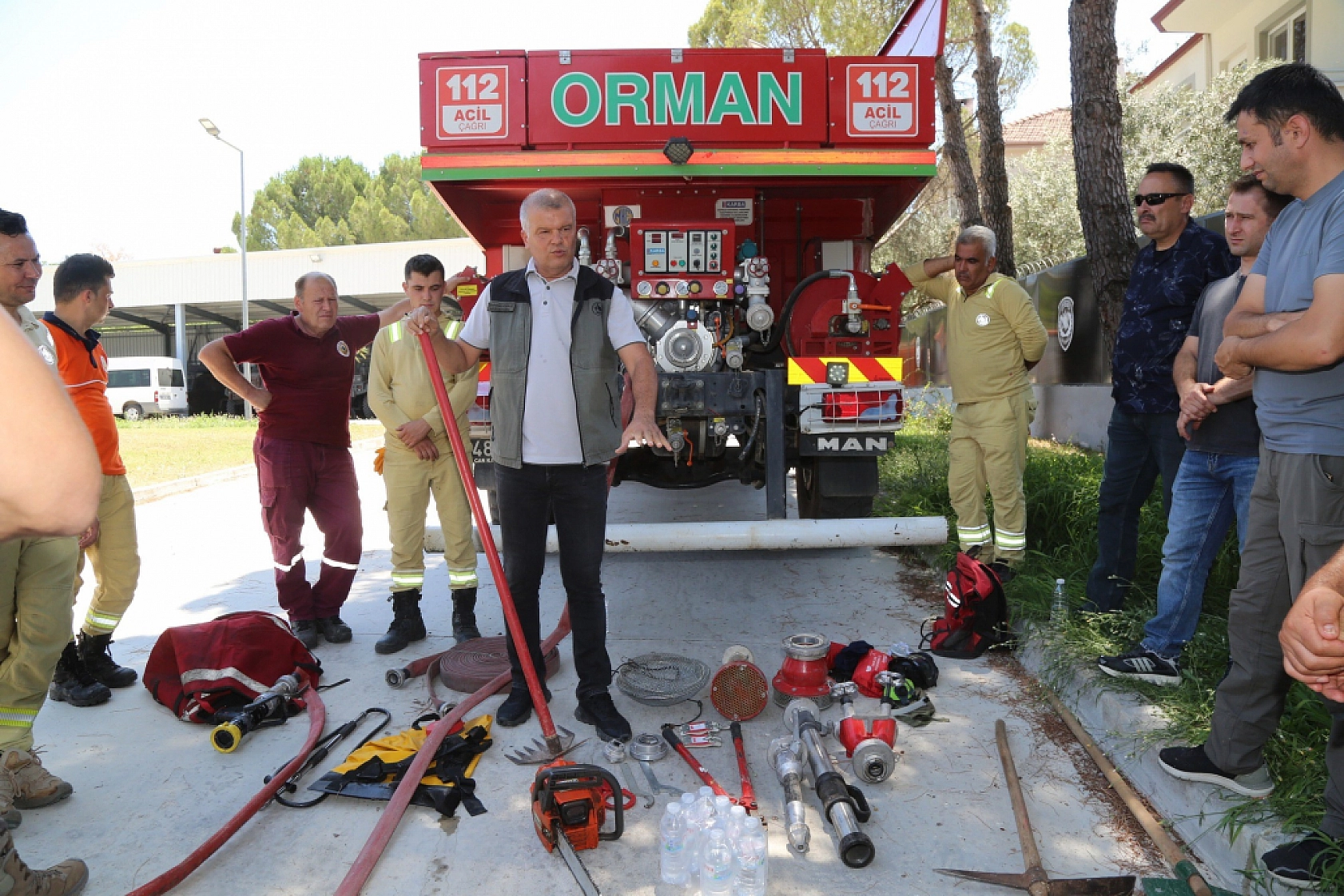 Muğla'da PÖH personeline orman yangınlarıyla mücadele eğitimi verildi