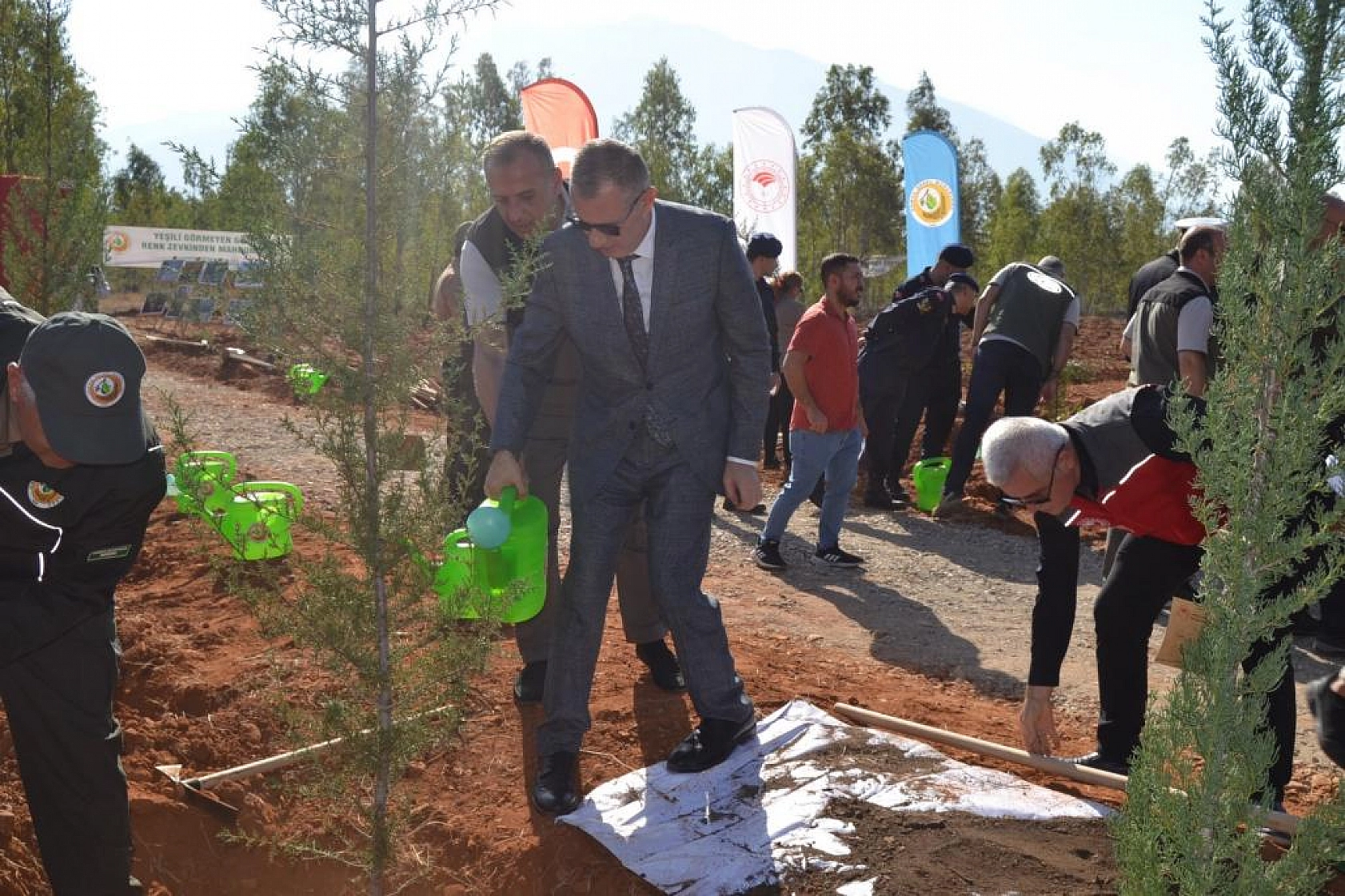 100. Yıl Cumhuriyet Ormanı için '2023' fidan dikildi