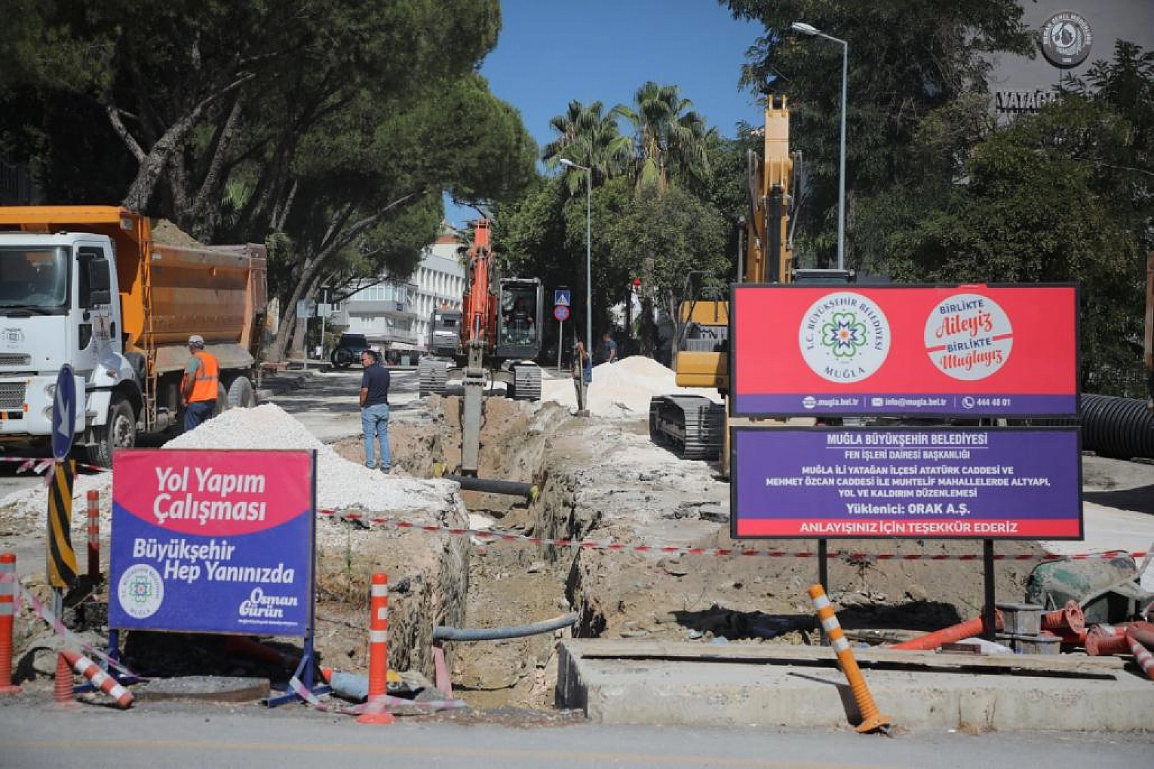 Alt ve Üstyapı Çalışmaları Sürüyor