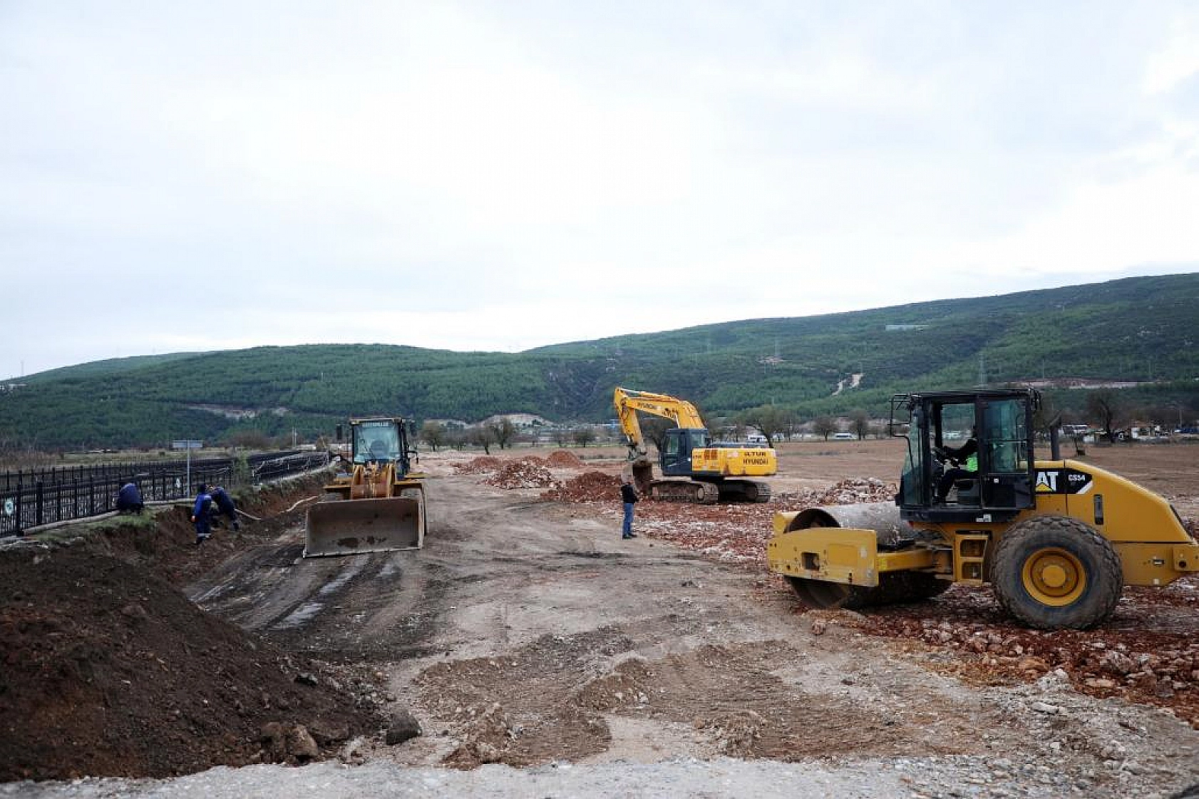 Yeni Otogar Yolunda Çalışmalar Devam Ediyor