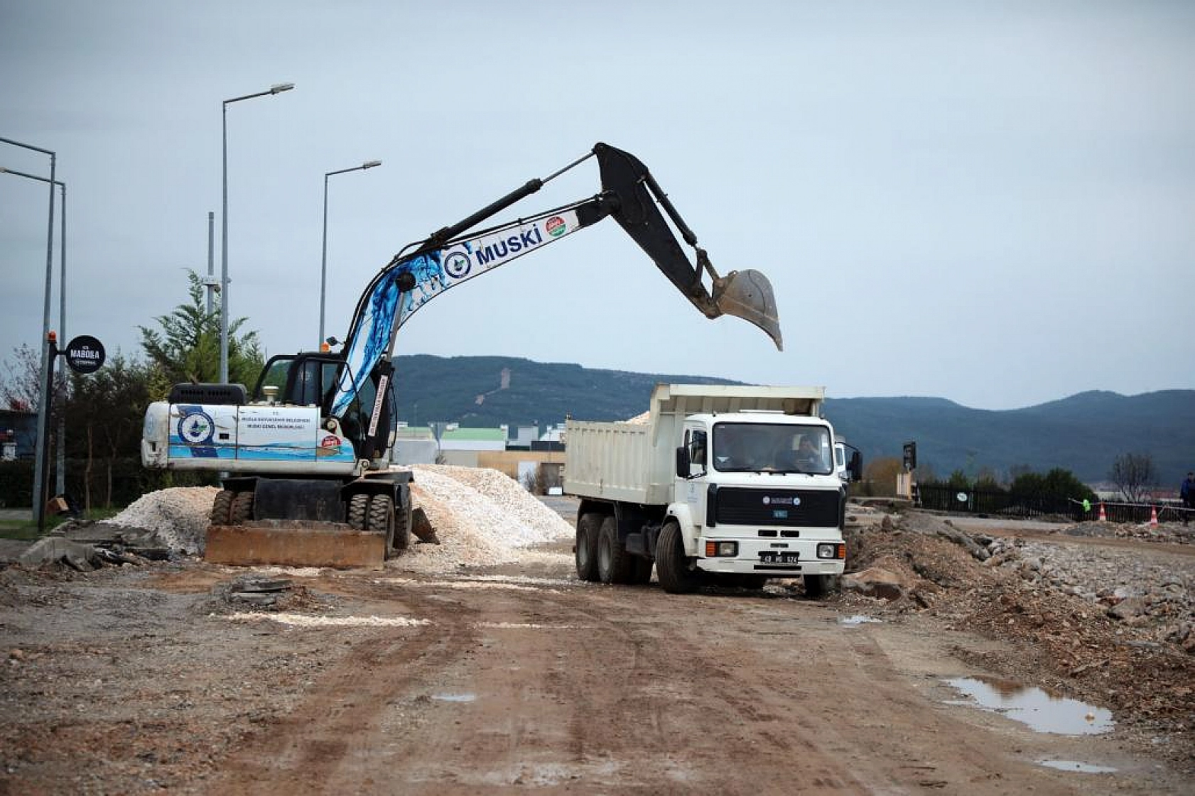 Yeni Otogar Yolunda Çalışmalar Devam Ediyor