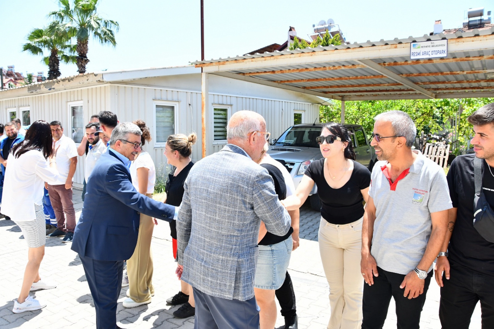 Fethiye Belediye Başkan Yardımcıları Personelle Bayramlaştı