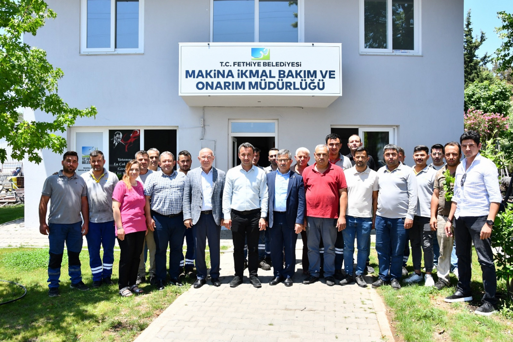 Fethiye Belediye Başkan Yardımcıları Personelle Bayramlaştı