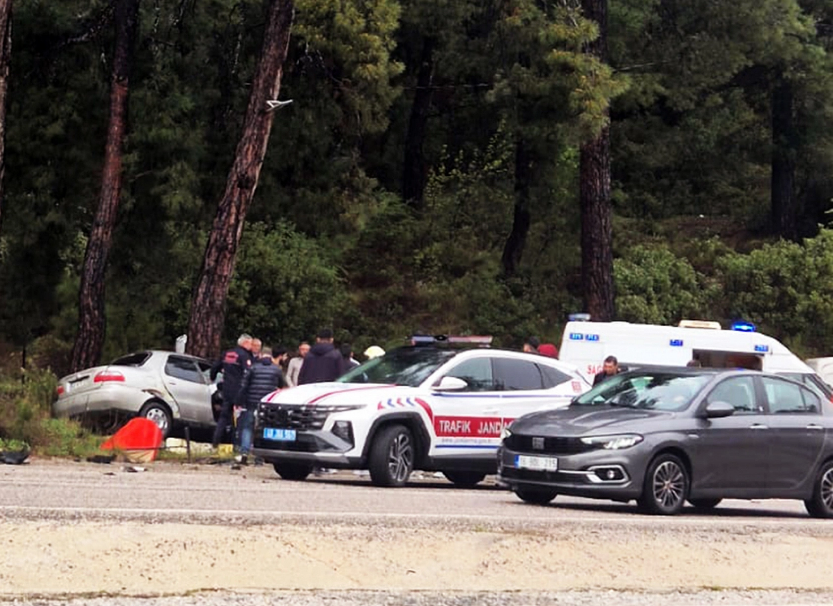 Milas-Yatağan Karayolu'nda kaza: 1 ölü, 2 yaralı