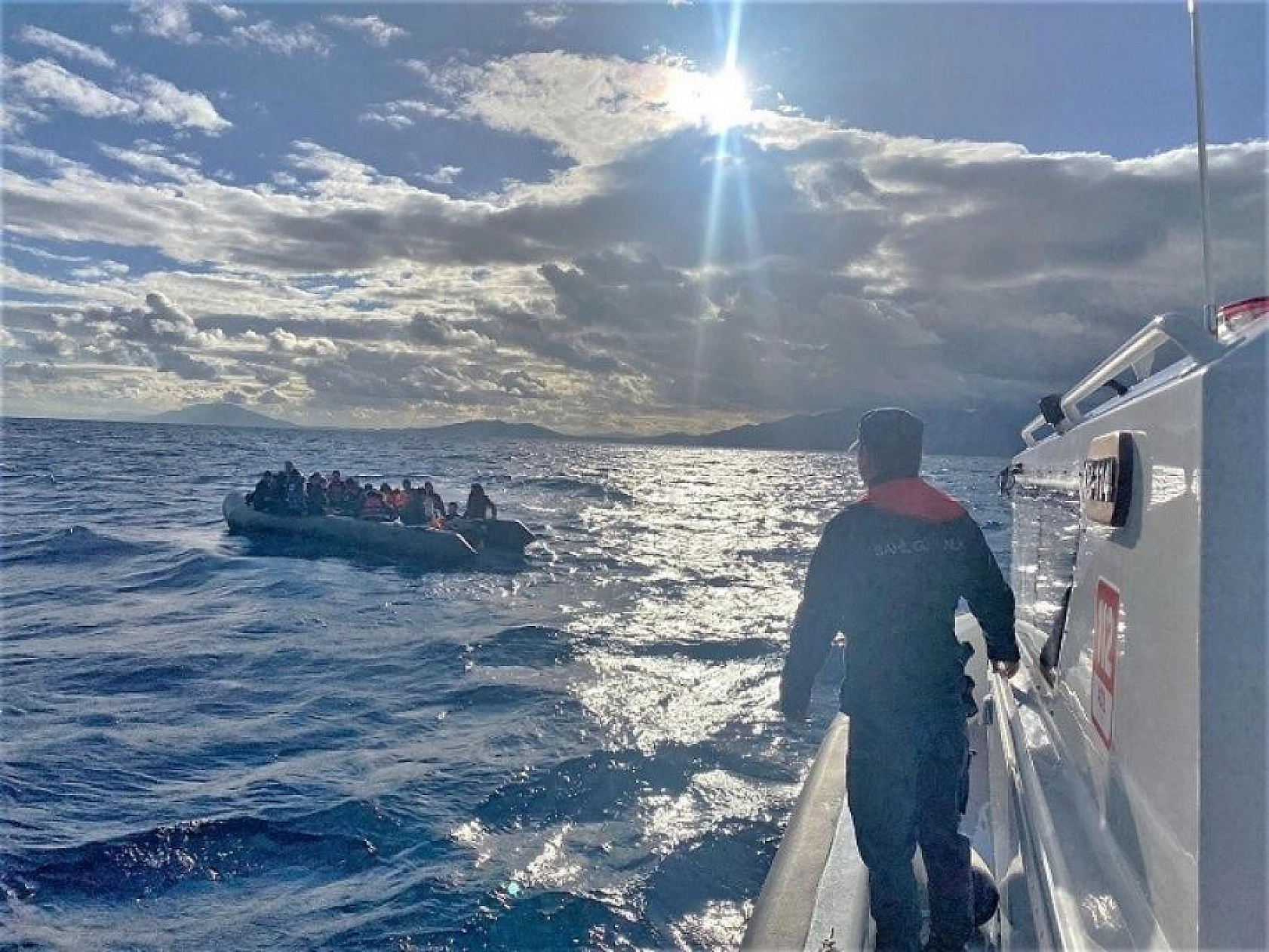 Sahil Güvenlik Ekiplerince göçmenler kurtarıldı