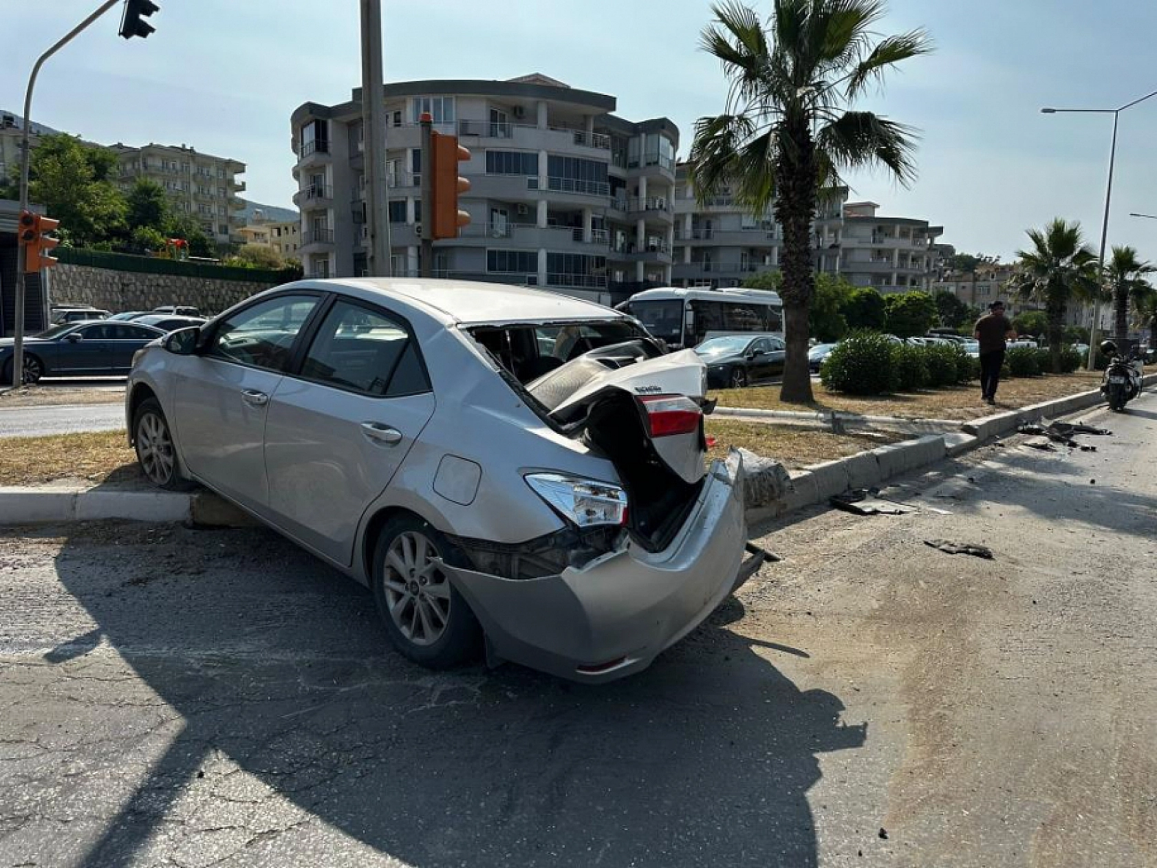 Milas'ta trafik kazası: 1 yaralı