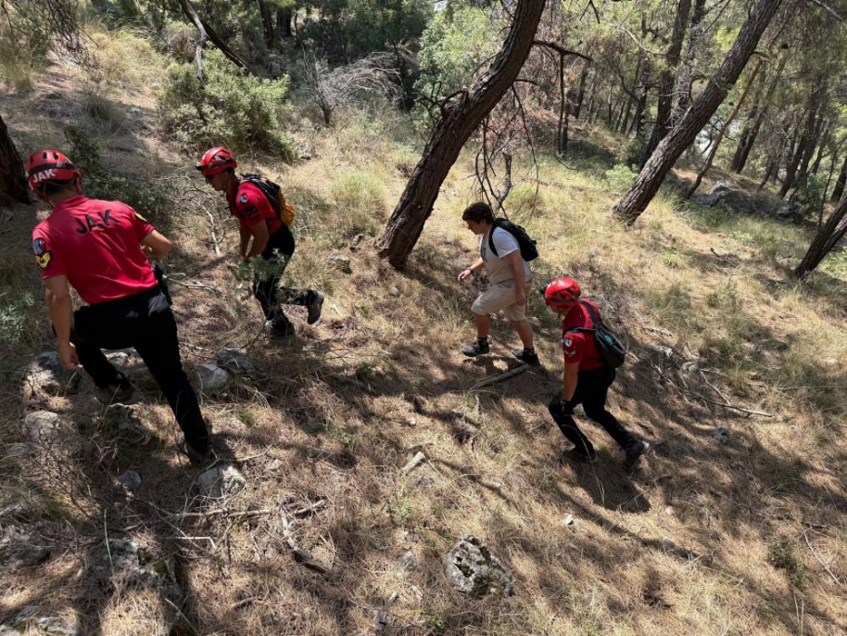 Fethiye'de ormanlık alanda kaybolan Rus turist bulundu