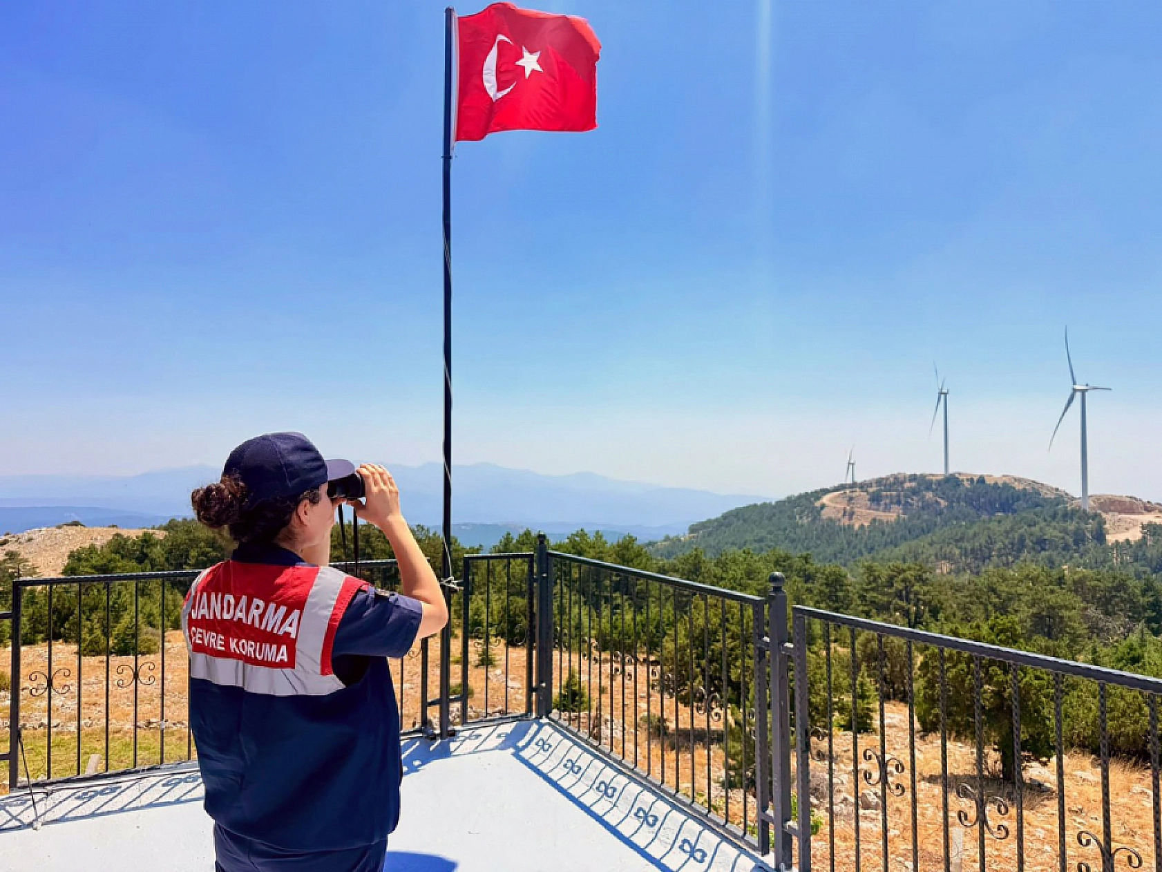 Muğla ormanlarında 24 saat nöbet