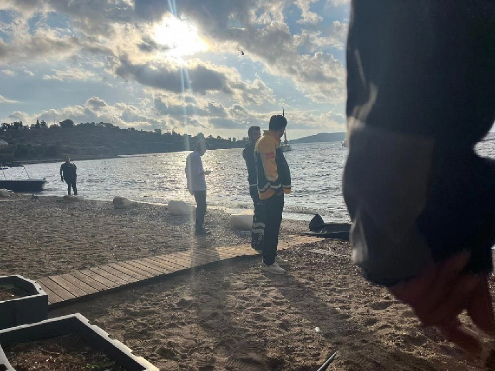 Bodrum'da Yüzerek karaya çıkan 2 düzensiz göçmen kurtarıldı