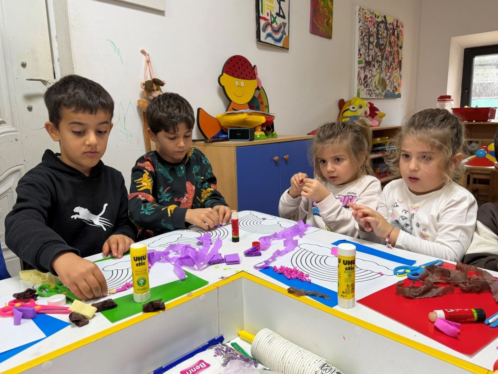 Bodrum'da Gökkuşağı Sanat Atölyesi yoğun ilgi gördü