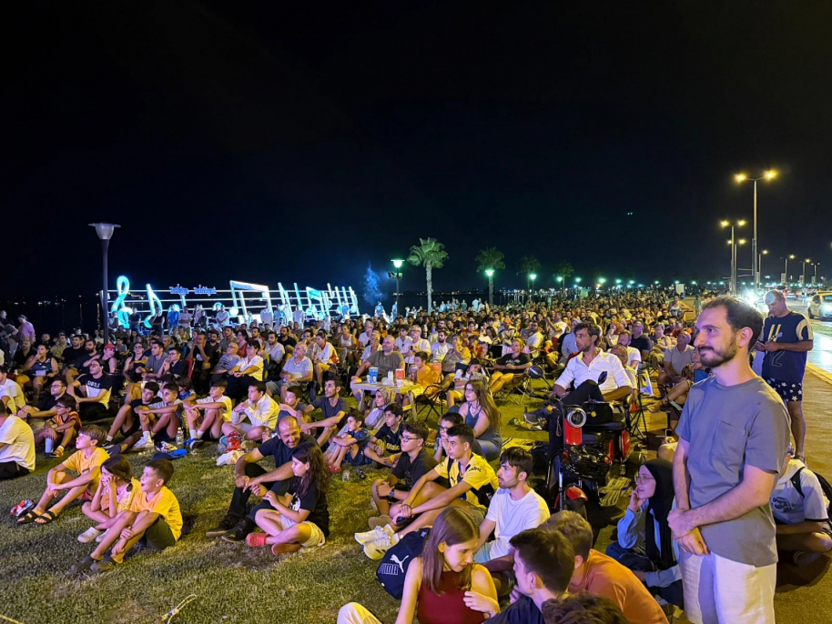 Fethiye'de Yunanistan-Türkiye Eurobasket yarı final heyecanı