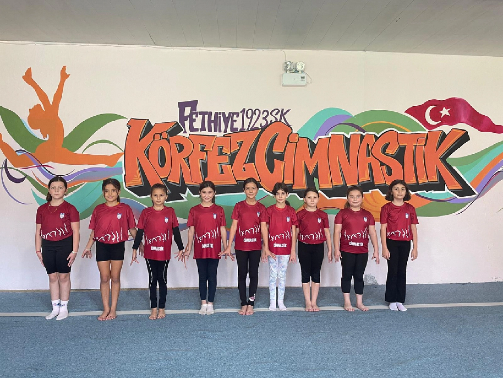 Fethiye'de Cimnastik Antrenörü Uçar, 'Öğrenciler haftada 2 gün spor yapmalı'