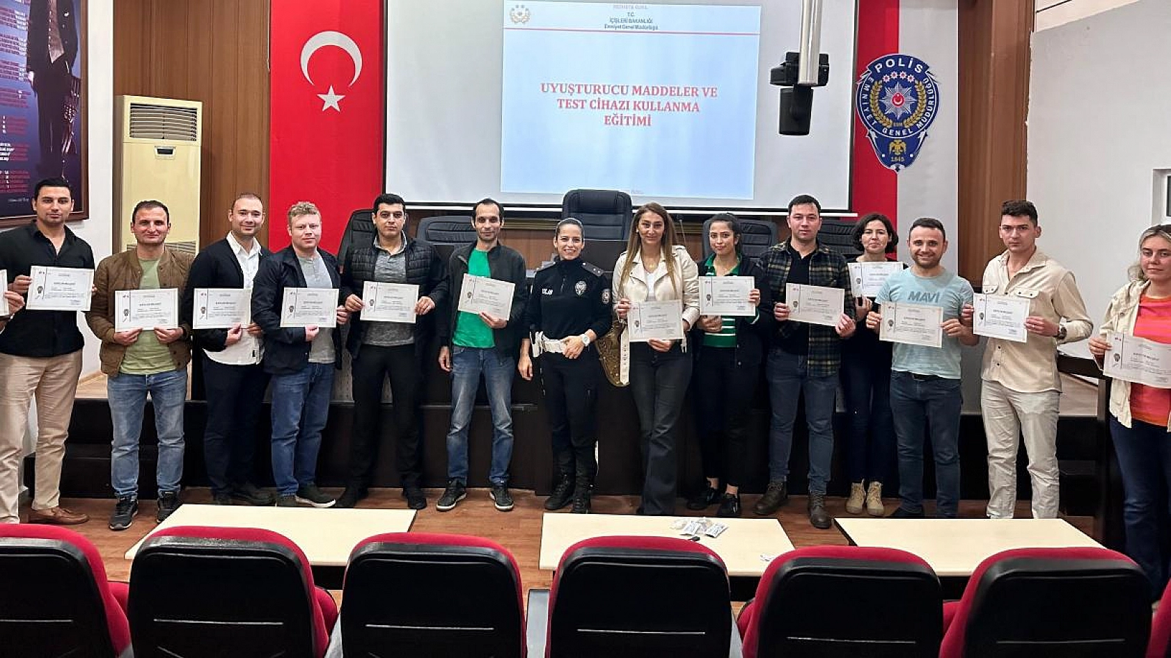 Trafik ekiplerinden 'uyuşturucu testi'