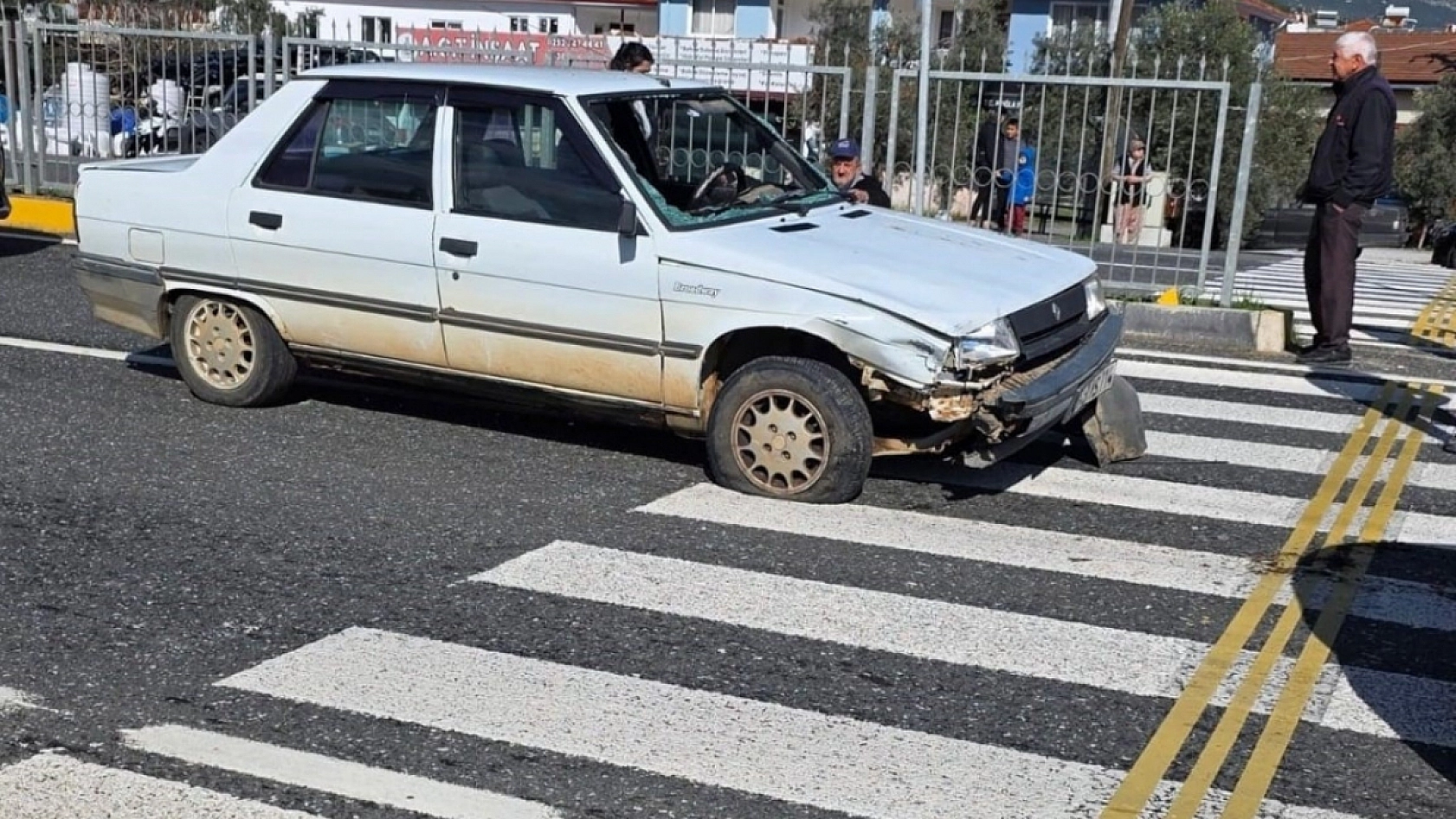Ula'da trafik kazası: 1 yaralı