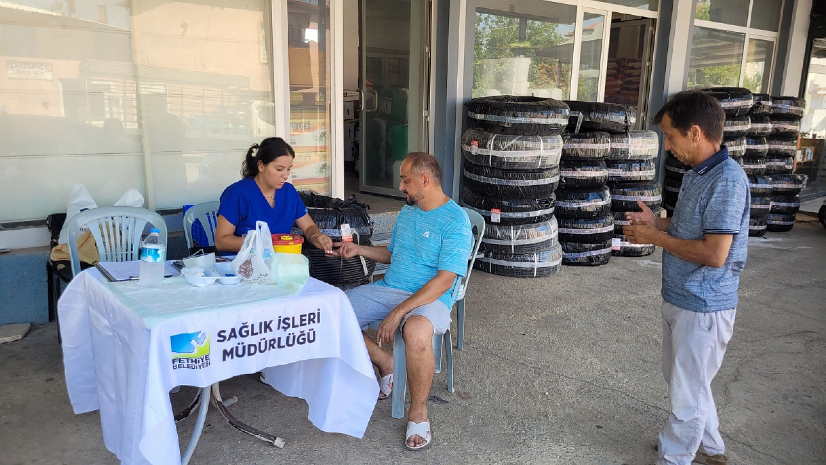 Fethiye Çamköy'de sağlık taraması