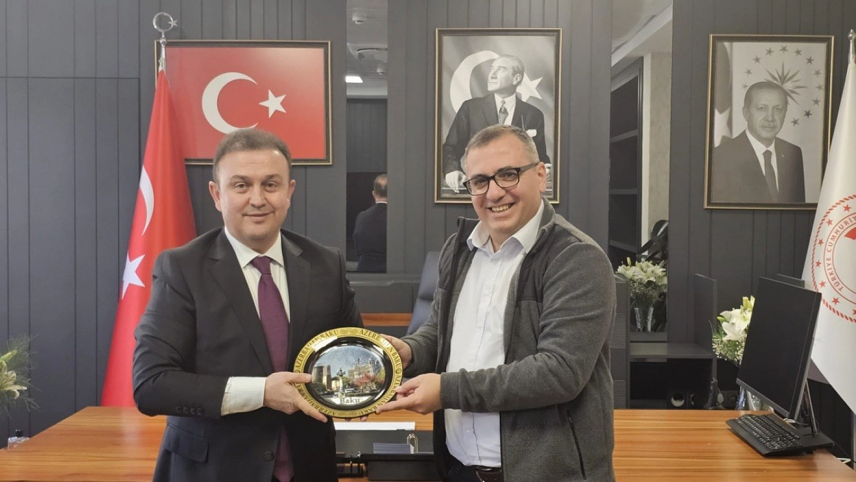 Azerbaycan Tarım Bakanlığı heyeti Muğla'da su ürünleri tesislerini inceledi