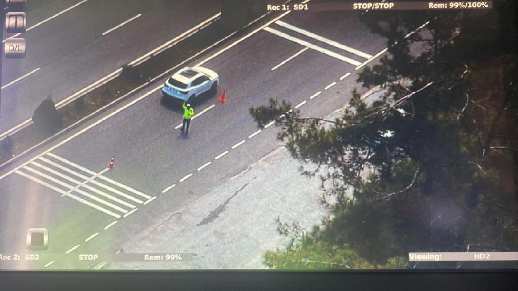 Marmaris'te havadan trafik denetimi