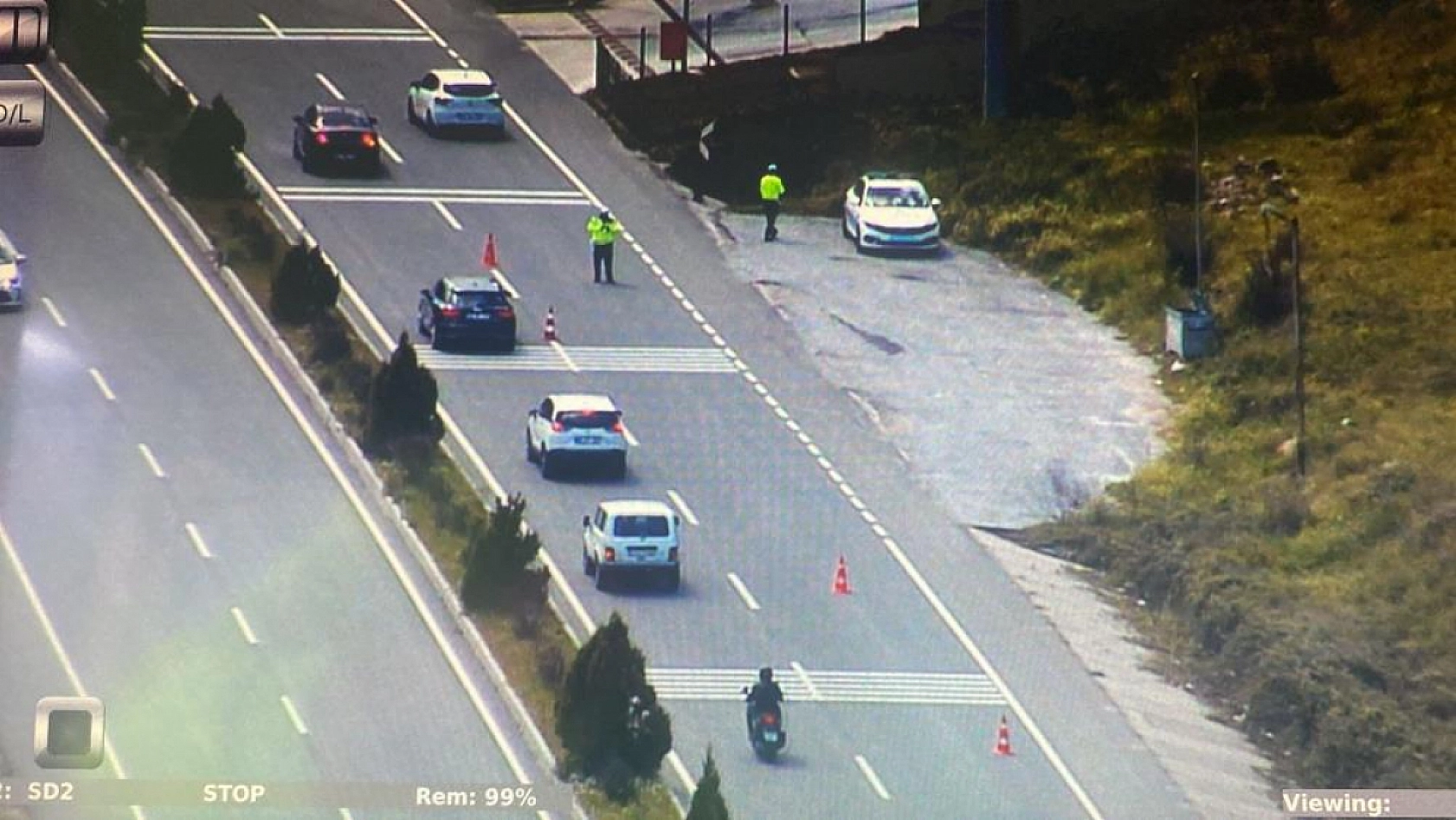 Marmaris'te havadan trafik denetimi