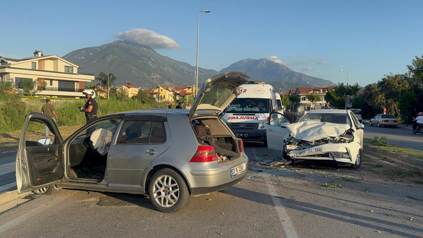 Fethiye'de feci trafik kazası: 1 ölü, 3 yaralı