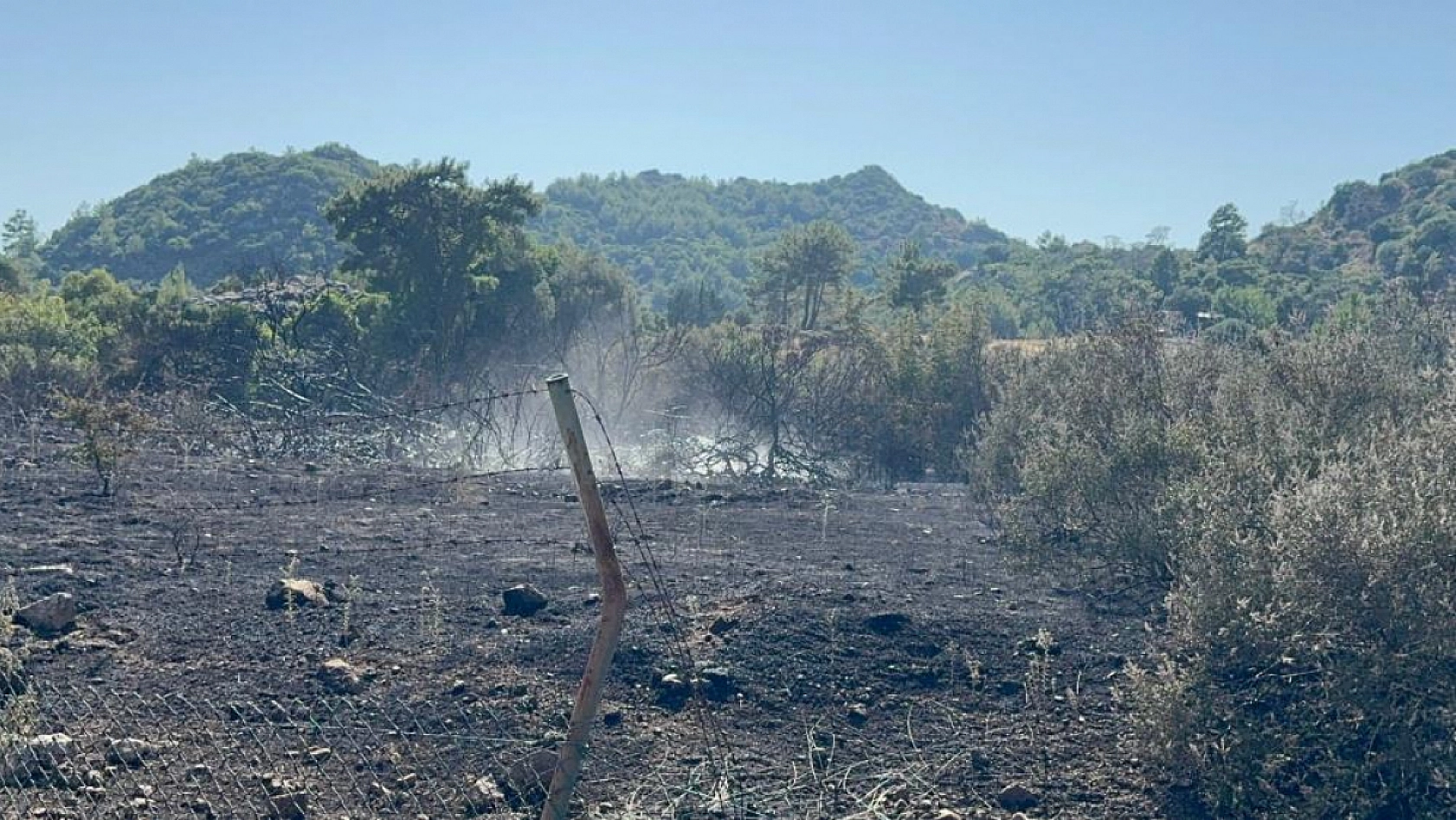Marmaris'teki yangının işaret fişeğinden çıktığı iddiası