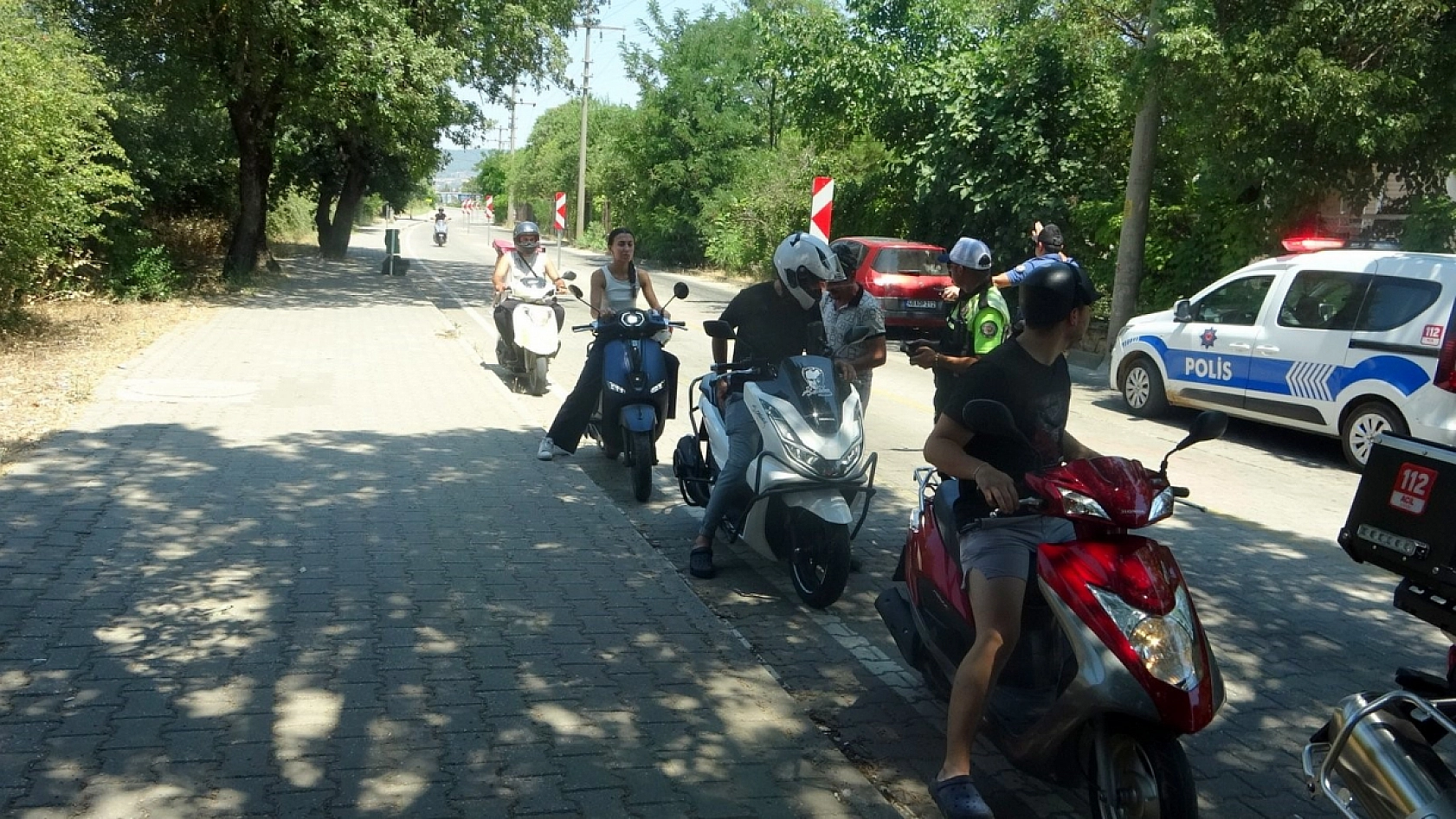 Muğla'da motosiklet denetimleri arttı ekipler kask kullanımına dikkat çekti