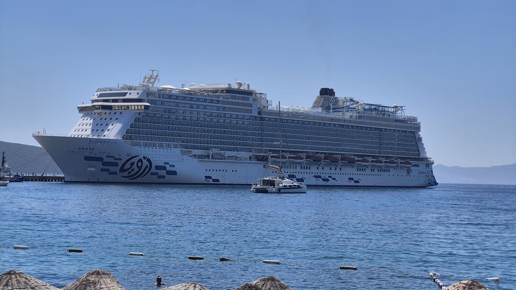 Bodrum'a, 2 bin 683 yolcuyla geldi