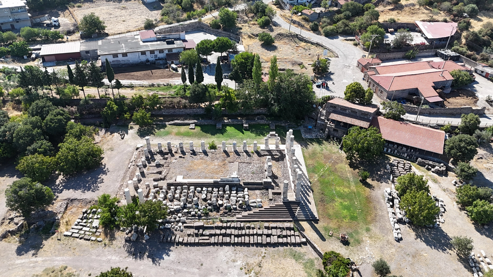 1700 yıllık yerden ısıtma sistemi görenleri şaşırtıyor