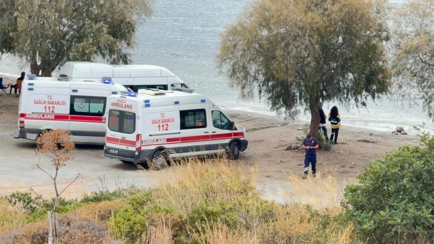 Bodrum'da Yüzerek karaya çıkan 2 düzensiz göçmen kurtarıldı