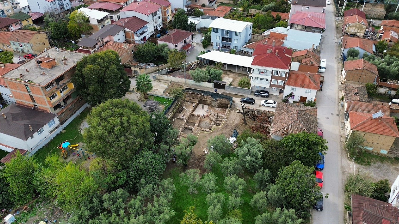 400 metrekarelik dev mozaik gün yüzüne çıkarıldı