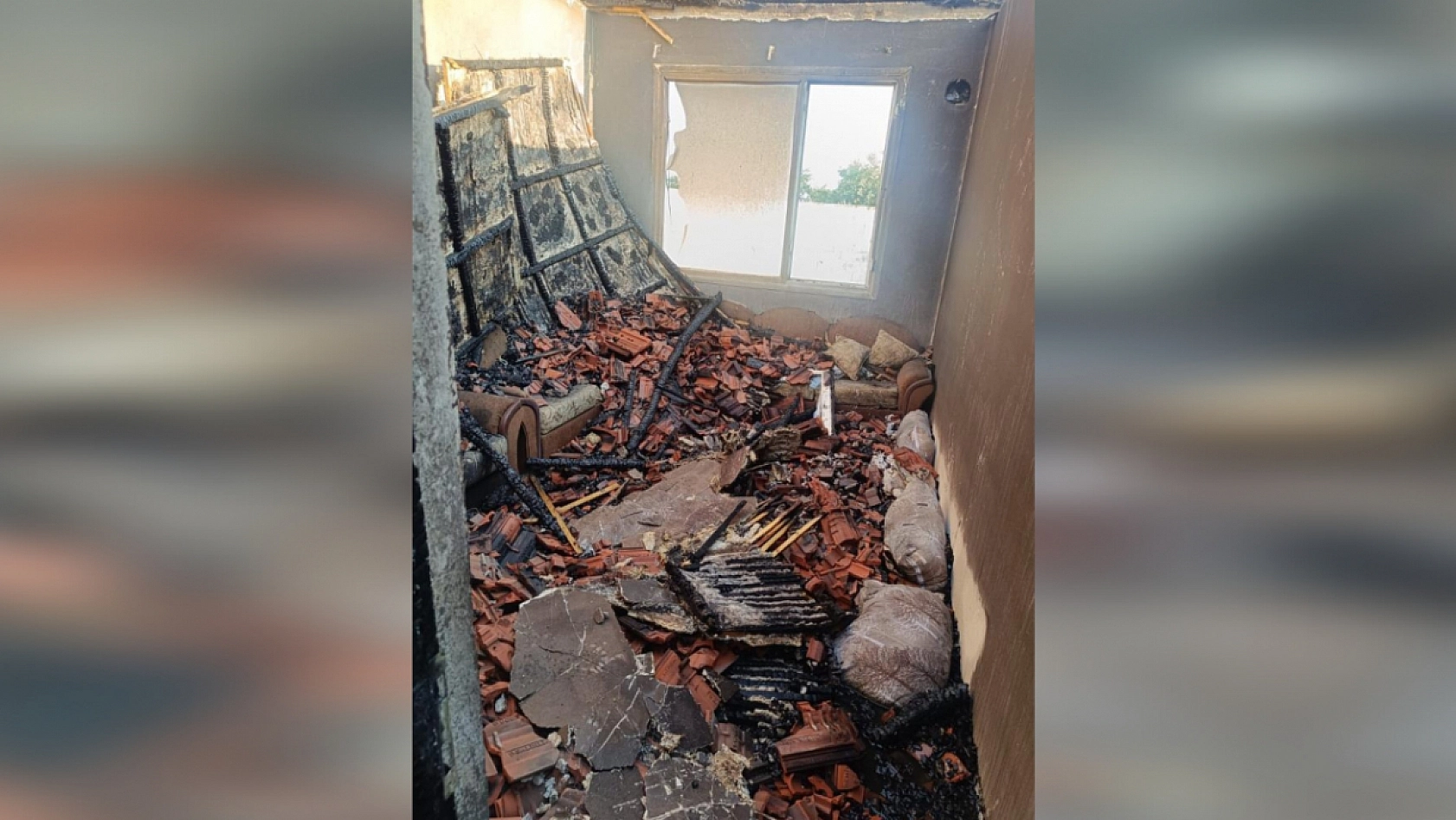 Çiftlik yangını: 1 yaşındaki bebek ağır yaralandı