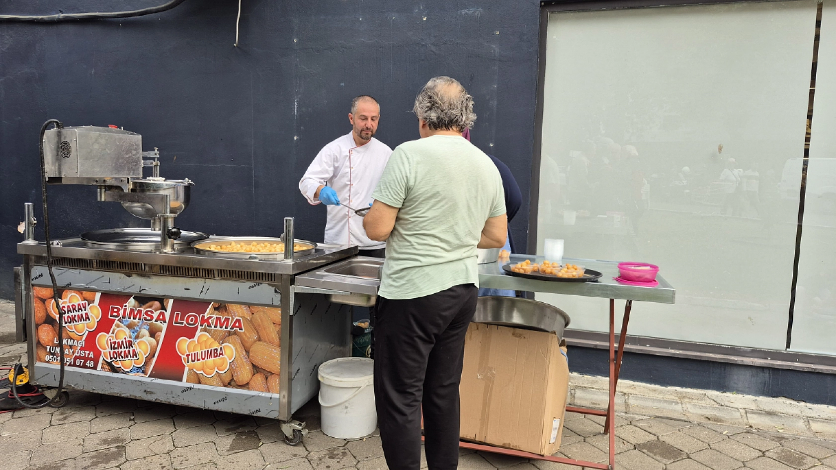 Fethiye'de Yılmaz Yılmaz Hayrına Lokma Dağıtıldı