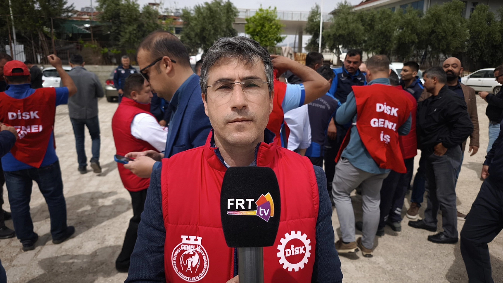 DİSK'ten Fethiye'de iş bırakma eylemi