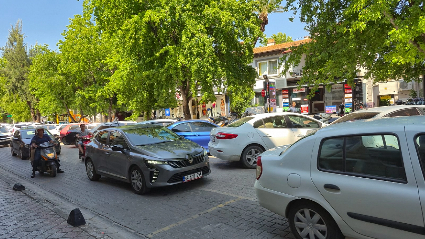 Fethiye'de bayram öncesi trafik yoğunluğu