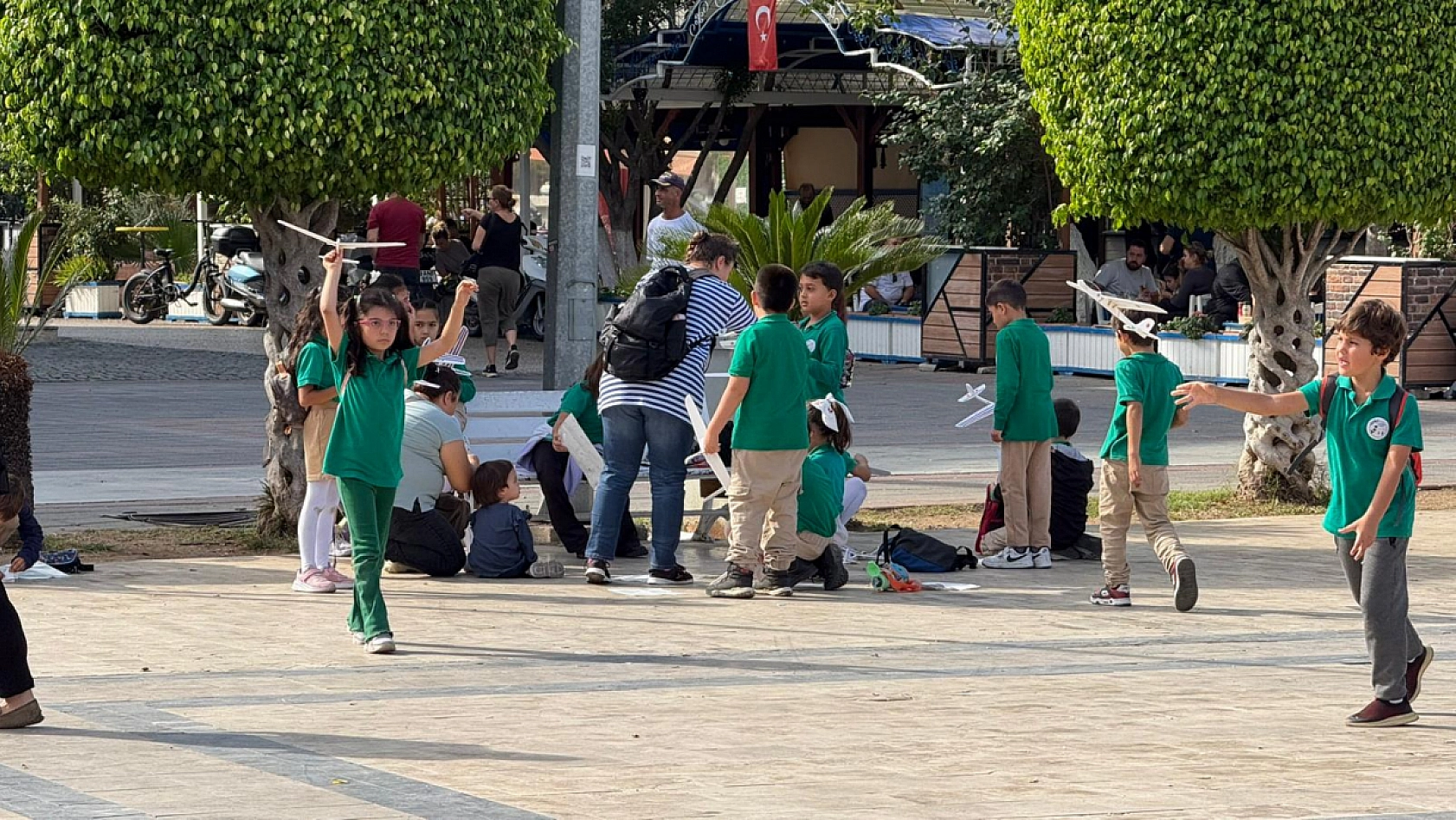 Fethiye'de sıcak hava balonu her yaştan katılımcının ilgisini çekiyor