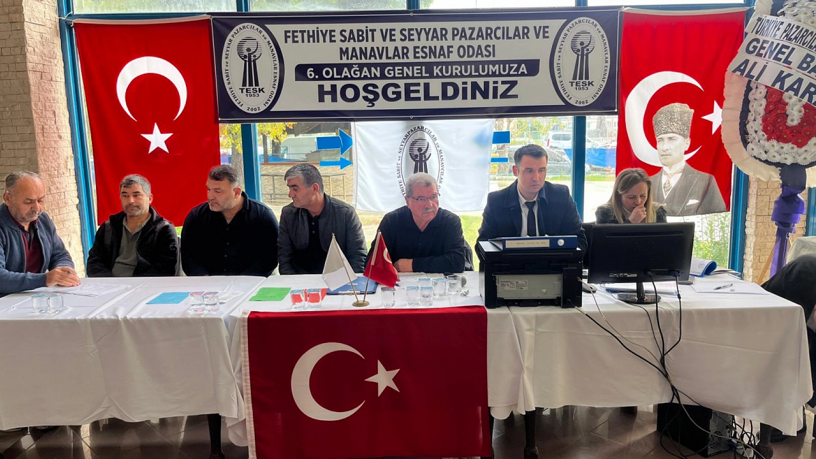 Fethiye Pazarcılar ve Manavlar Odası 6. Olağan Genel Kurulu başladı