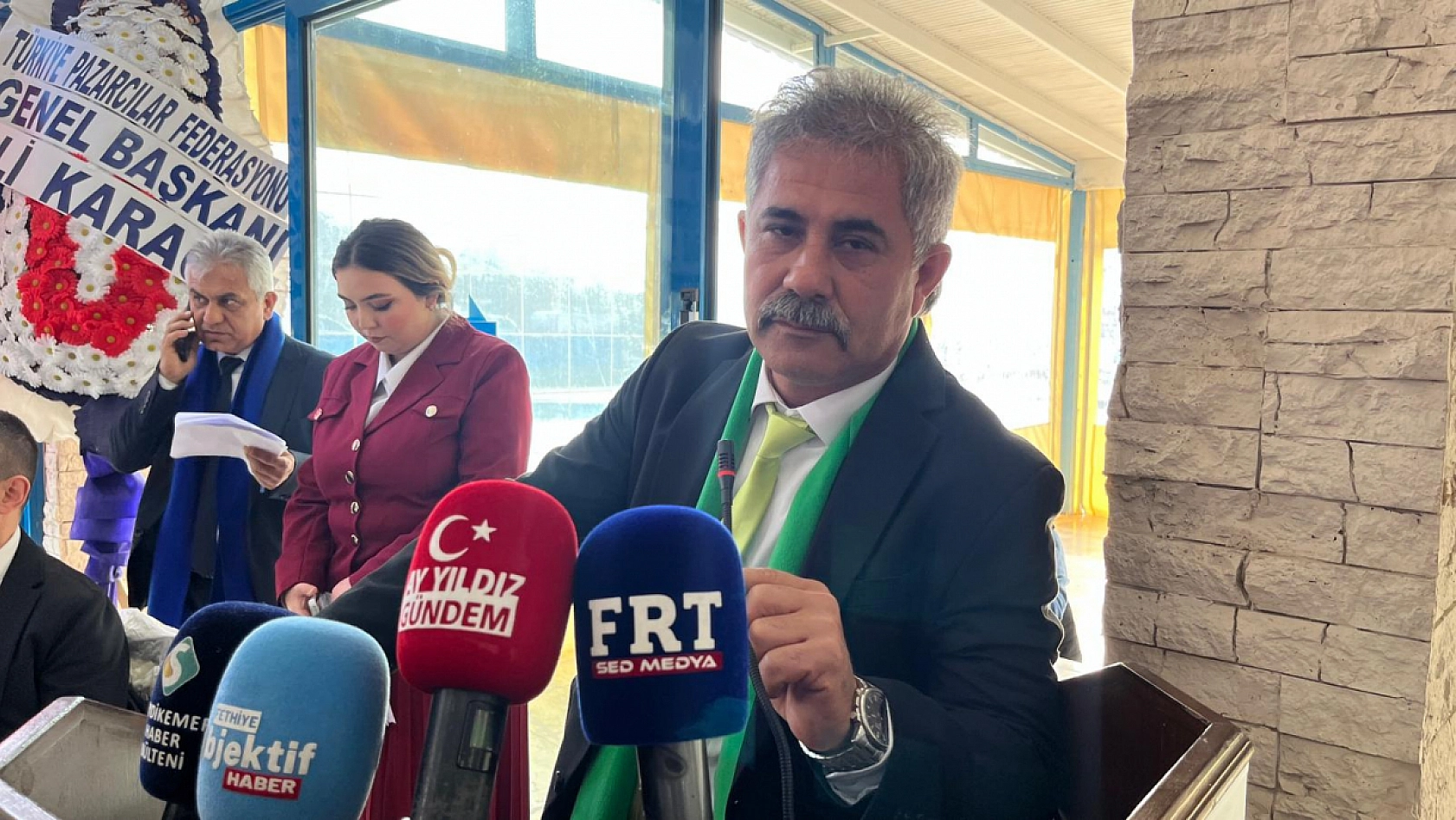 Fethiye Pazarcılar Odası'nda seçim heyecanı: Dört aday genel kurulda konuştu