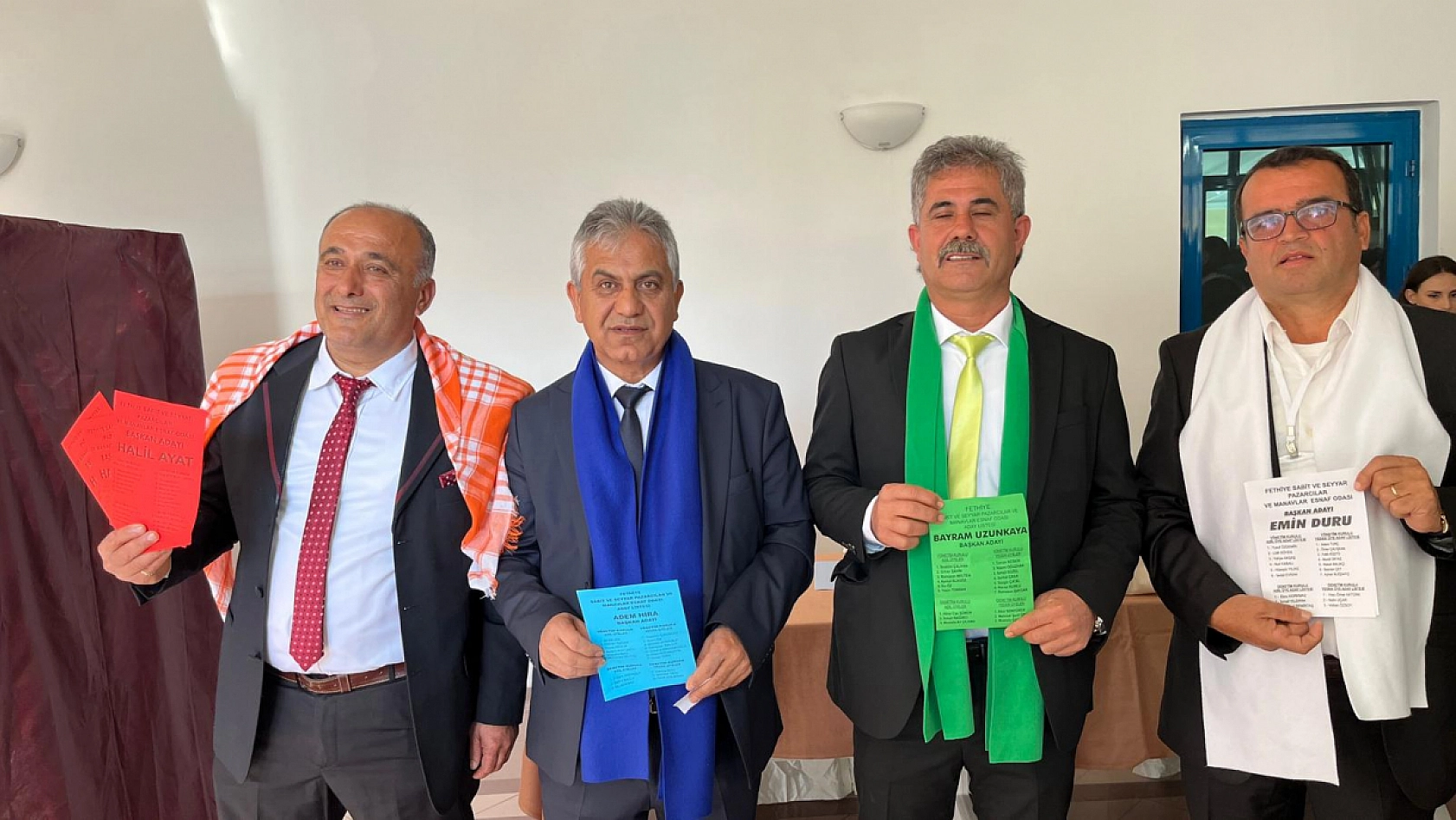 Fethiye Pazarcılar Odası'nda seçim heyecanı: Dört aday genel kurulda konuştu