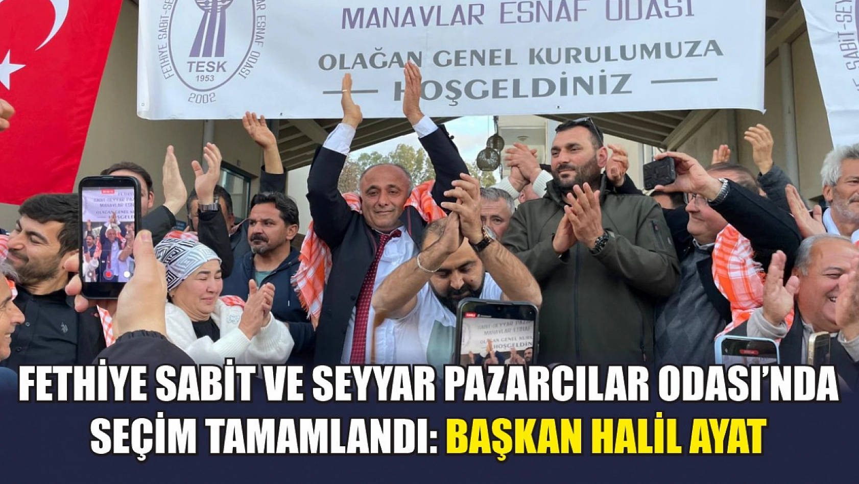 Fethiye Sabit ve Seyyar Pazarcılar Odası'nda seçim tamamlandı: Başkan Halil Ayat