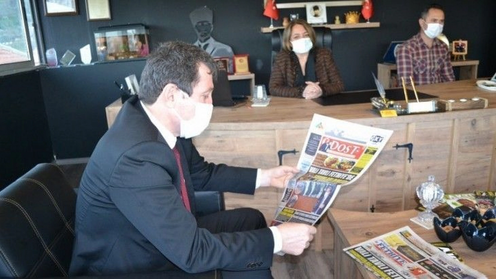 Vali Tavlı'dan SED Medya ve İGD'ye ziyaret