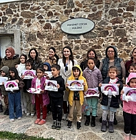 Bodrum'da Gökkuşağı Sanat Atölyesi yoğun ilgi gördü