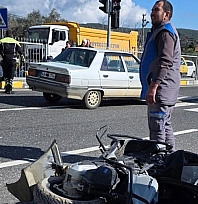Ula'da trafik kazası: 1 yaralı