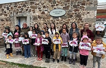 Bodrum'da Gökkuşağı Sanat Atölyesi yoğun ilgi gördü